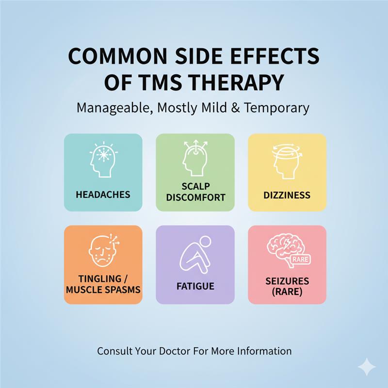 Common Side Effects of TMS Therapy
