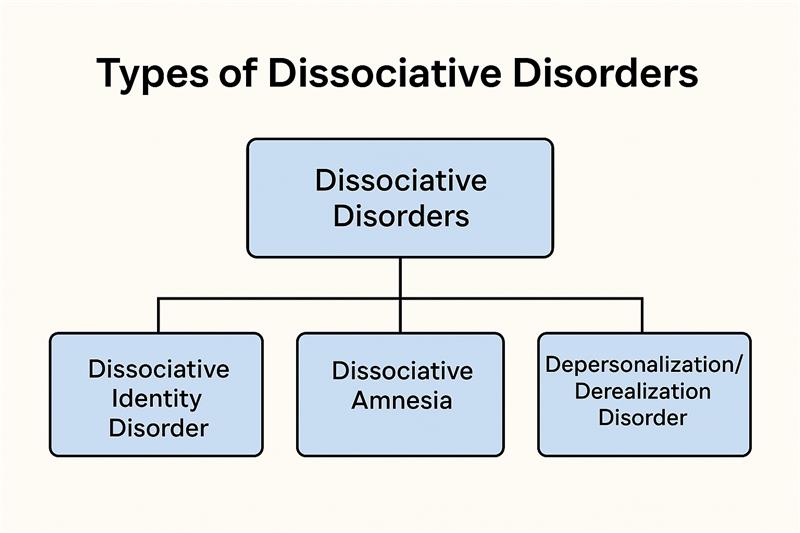 types of dissociative disorders